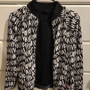 ivivva graffiti reversible jacket- size 12